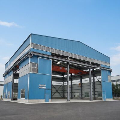Edificio modular de acero de peso ligero características personalizables que permiten una implementación rápida y configuraciones de edificios adaptables