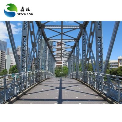 Puente de estructura prefabricada de acero resistente al viento con 70 años de vida útil para la infraestructura urbana y rural