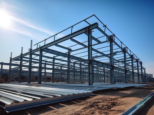 Estructuras de almacenes de acero Estructuras de almacenes de acero que proporcionan una estructura estable y un diseño adaptable para soluciones de almacenamiento