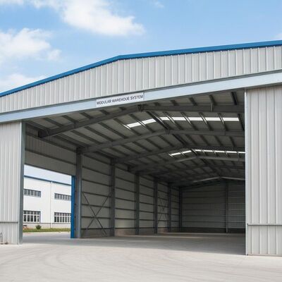 Largo personalizable Almacén de acero diseñado con purlin galvanizado sección C acero que proporciona protección y utilización del espacio