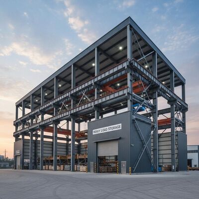 Estructura de acero para almacén, planos de instalación y video incluidos, almacén de estructura de acero ligero para utilización del espacio