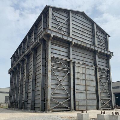 Taller de estructura de acero sismorresistente de grado 7 construido con paneles de acero como material de pared para proyectos industriales de alta resistencia